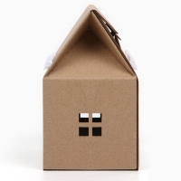 Коробка складная &laquo;Домик, бурый &raquo;, 15 х 18 х 10 см