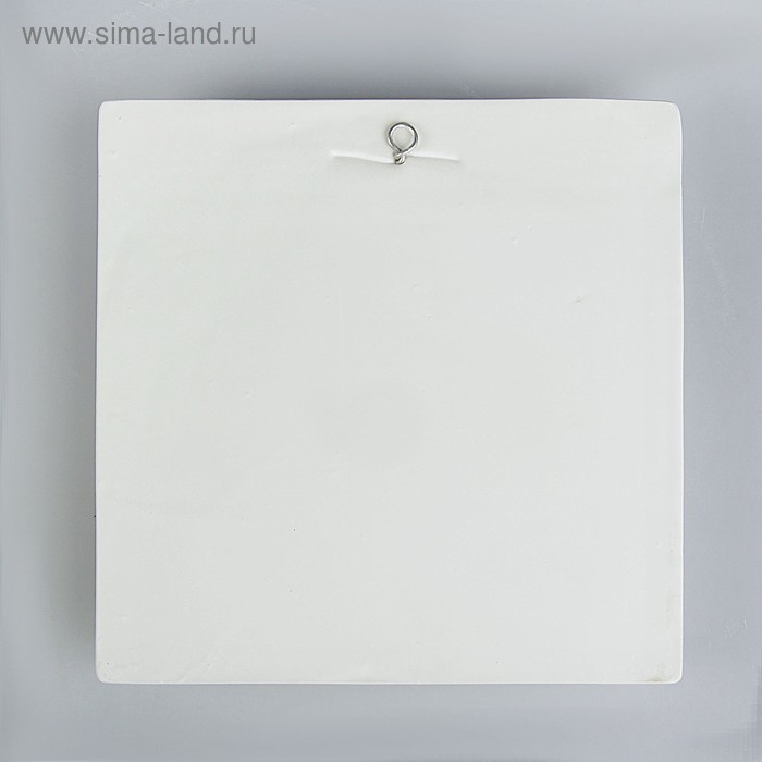 Гипсовая фигура Орнамент: Лист Клёна, 27 х 27 х 6 см