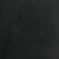 Джемпер-обманка для девочки, цвет чёрный, рост 140-146см