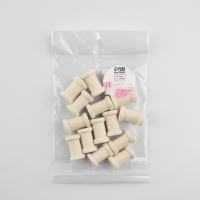 Набор деревянных катушек без покрытия, 15 шт, d = 1,5 &times; 2,3 см