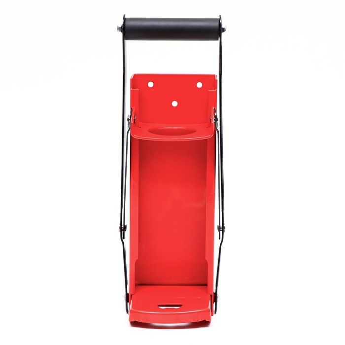 Пресс для утилизации алюминиевых банок и пластиковых бутылок, 32.5 х 8.7 х 24.7, красный