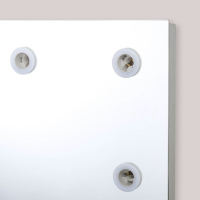 Зеркало, гримерное, настенное, 12 лампочек, 60&times;60 cм