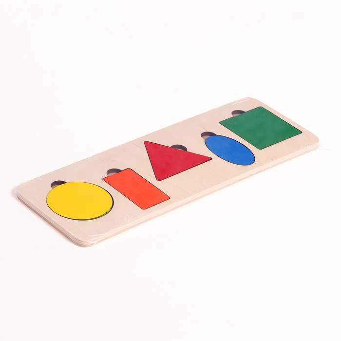 Рамка-вкладыш &laquo;Простая геометрия&raquo; 5 деталей, 28 &times; 9,5 &times; 0,8 cм