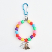 Игрушка для птиц "Кольцо из бусин" с колокольчиком, 8 х 20 см Игрушка для птиц "Кольцо из бусин" с колокольчиком, 8 х 20 см