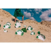 Салатник Доляна &laquo;Лист папоротника&raquo;, 430 мл, d=15,5 см, стеклокерамика