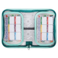 Пенал 1 секция, 130 х 210 х 40 мм, 2 откидные планки, тканевый, Calligrata TOP, Content "Тропики" Пенал 1 секция, 130 х 210 х 40 мм, 2 откидные планки, тканевый, Calligrata TOP, Content "Тропики"