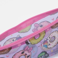 Косметичка на молнии, цвет сиреневый Косметичка на молнии, цвет сиреневый