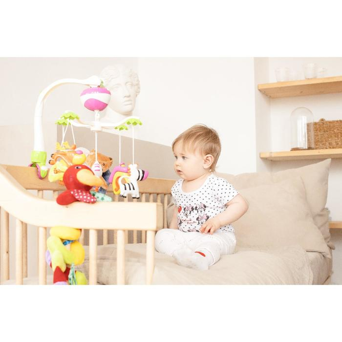 Мобиль музыкальный на кроватку &laquo;Зоопарк&raquo;, на батарейках, Крошка Я