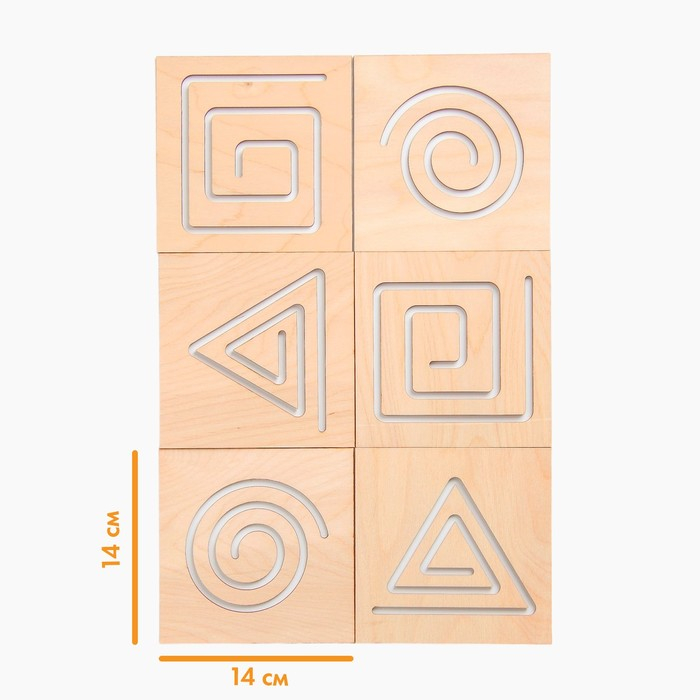 Развивающая игрушка нейротренажер для детей &laquo;Межполушарная доска. Простые фигуры&raquo;