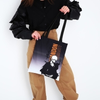 Шопер &laquo;Ичиго&raquo;, 35х0.5х40 см, отдел без молнии, без подклада, чёрный