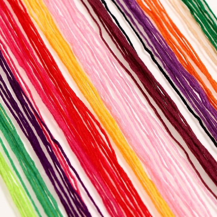 Вышивка крестиком на чёрной канве &laquo;Разноцветный кот&raquo;, набор для творчества, 25 х 25 см