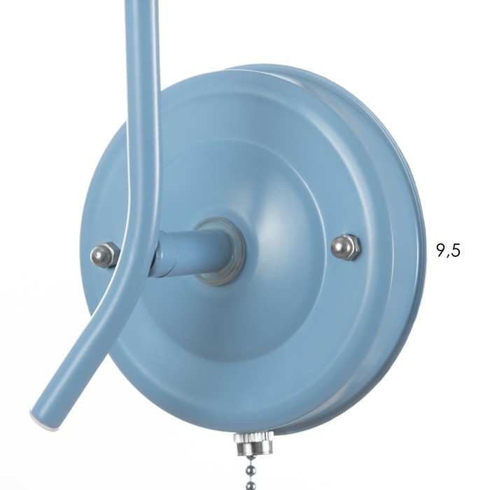 Бра Бра "Онлайн" (цил.) 1х15Вт Е27 МОДЕЛЬ:BR 02077 голубой 10,5х15х27см