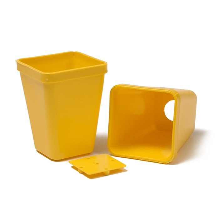 Набор для рассады: стаканы по 200 мл (18 шт.), поддон 36,5 &times; 17 см, цвет МИКС, Greengo