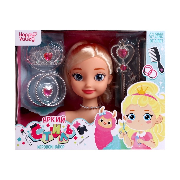 Игровой набор &laquo;Яркий стиль&raquo;, кукла-манекен с аксессуарами