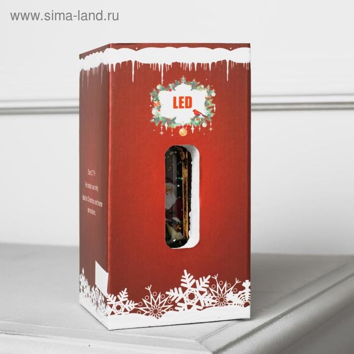 Светодиодная фигура «Дед Мороз в ротонде» 6.3 × 14 × 6.3 см, пластик, блёстки, батарейки AG13х3 (в комплекте), свечение тёплое белое Светодиодная фигура «Дед Мороз в ротонде» 6.3 × 14 × 6.3 см, пластик, блёстки, батарейки AG13х3 (в комплекте), свечение тёплое белое