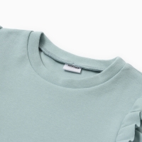 Футболка для девочки MINAKU, цвет голубой, рост 110 см Футболка для девочки MINAKU, цвет голубой, рост 110 см