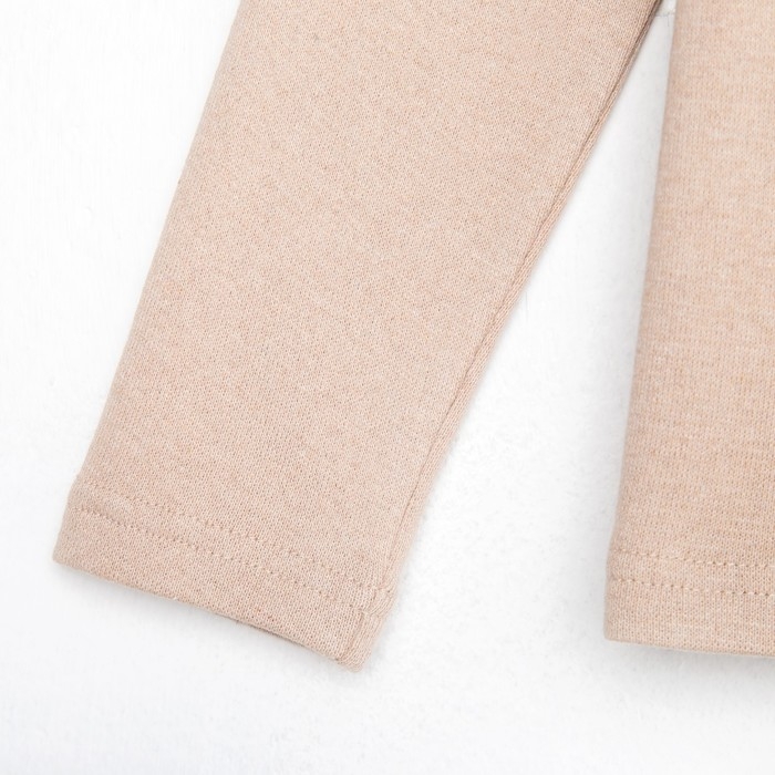 Термобельё для девочки (лонгслив, легинсы) цвет бежевый, рост 140 Термобельё для девочки (лонгслив, легинсы) цвет бежевый, рост 140