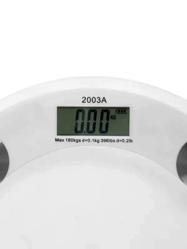 Весы напольные LVE-001, электронные, до 180 кг, 2хААА, стекло, белые