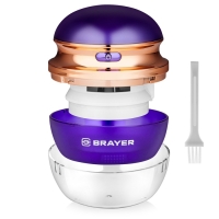 Машинка для удаления катышков BRAYER 5031BR, 3 Вт, TypeC, съёмный резерв для катышков, фиолетовая