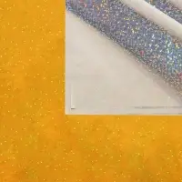 Пленка голографическая, &laquo;Конфетти&raquo;, золотая, 70 см &times; 1 м