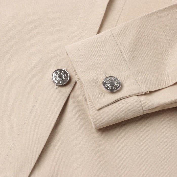 Рубашка детская MINAKU: Jeans collection, цвет бежевый, рост 110 см