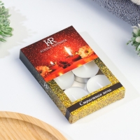 Свеча чайная ароматическая 6 шт.в под.коробке, "Страстная ночь"