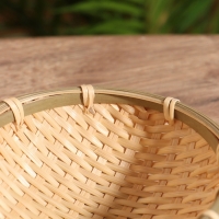 Чаша плетеная в 2 слоя, 13 см, бамбук