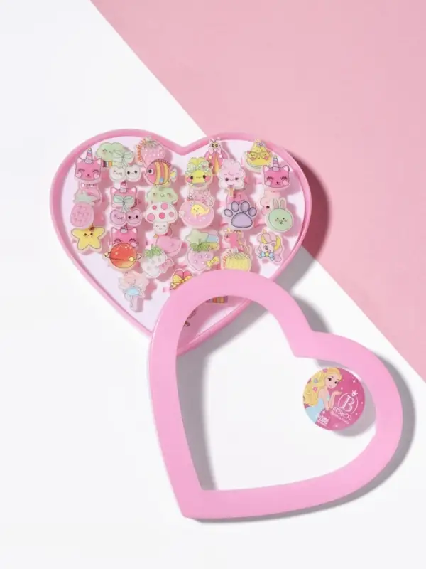 Кольцо детское Выбражулька &laquo;Зверюшки&raquo;, форма МИКС, безразмерное, цвет МИКС