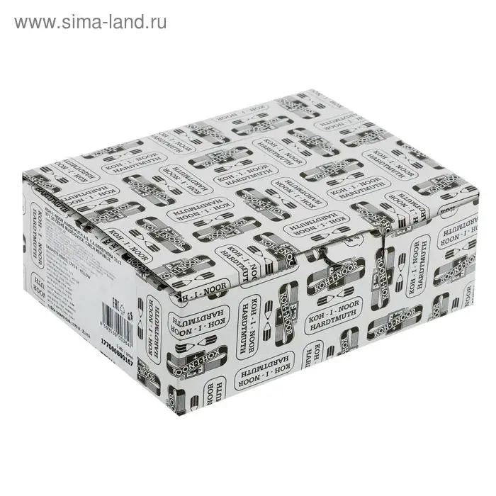 Карандаш чернографитный Koh-I-Noor 1770 B BLACK SUN, гранёный