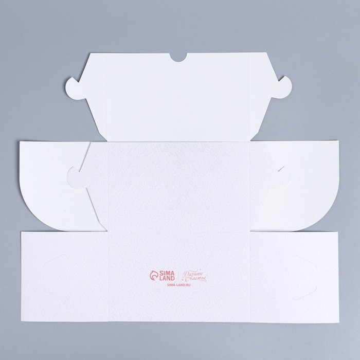 Коробка для капкейков, кондитерская упаковка с окном, 2 ячейки, &laquo;Розы&raquo;, 16 х 10 х 10 см