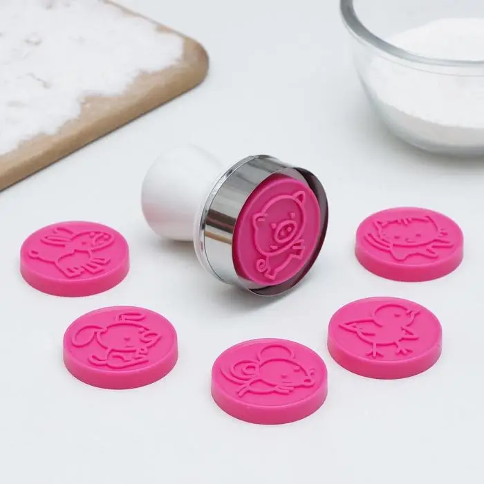 Набор форм для печенья &laquo;Друзья человека&raquo;, 6 шт, цвет МИКС