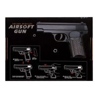 Пистолет &laquo;Боец&raquo;, металлический, 16,5 см, стреляет пульками 6 мм