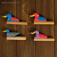 Сувенирный музыкальный инструмент &laquo;Свисток птичка&raquo;, 13&times;3&times;5 см, МИКС