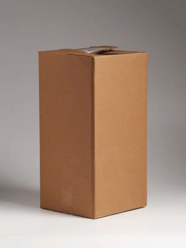 Ваза стекло настольная "Паутинка" изгиб, 25х12,5 см, прозрачный