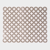 Коврик в раковину Доляна &laquo;Кико&raquo;, 24&times;30 см, серый