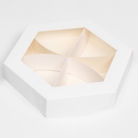 Менажница белая, 23 х 4 см