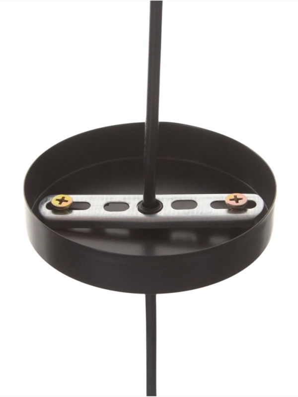 Светильник "Рэдклифф" (Деревья) 1х40Вт Е27 черный 18х18х26+100см