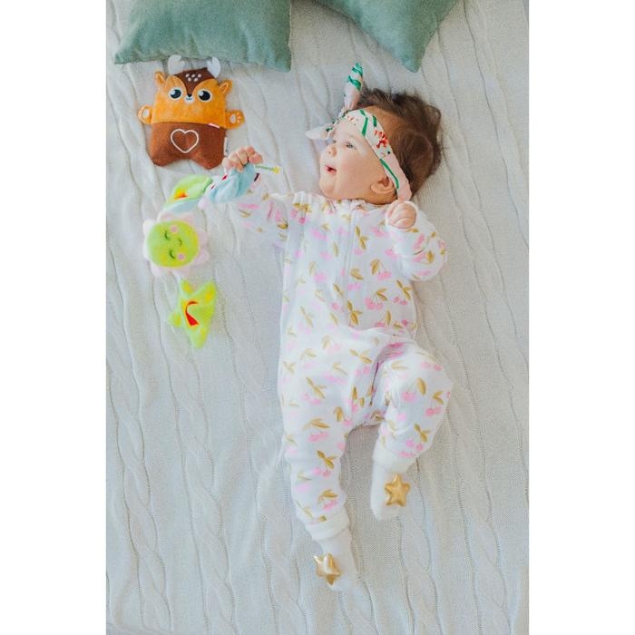 Развивающий набор игрушек-погремушек &laquo;Счастливый малыш&raquo;, 4 шт, виды МИКС, Крошка Я