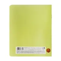 Тетрадь 12л в 2лин с част наклон+доп горизонт "Пастель. Салатовая", скоба, скругл углы