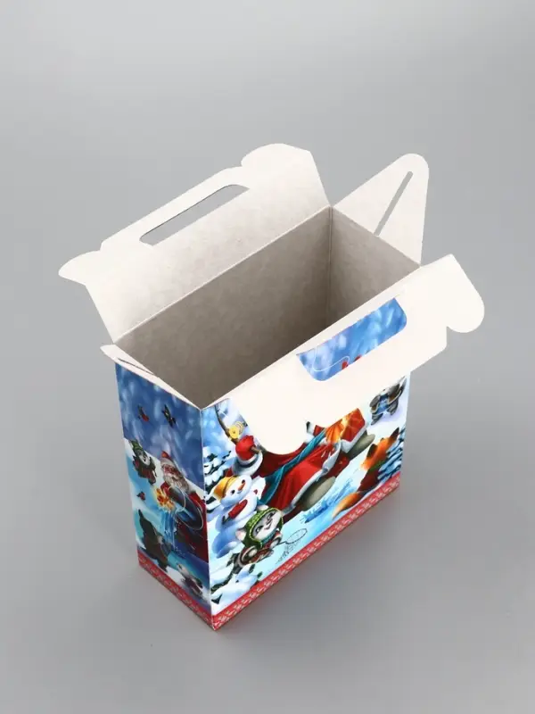 Подарочная коробка новогодняя &laquo;Золотая рыбка&raquo; 14&times;6&times;21 см