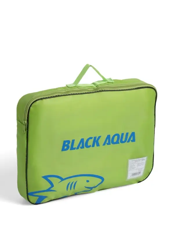 Коньки детские раздвижные BlackAqua, р. 26-29, для фитнеса, зелёные, синие