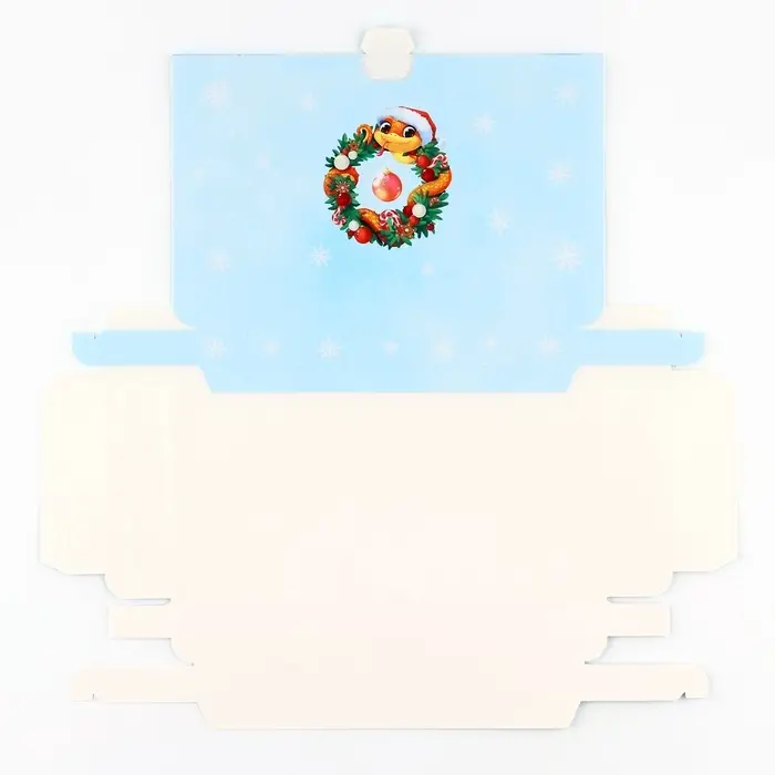 Коробка для шоколада с местом для денег &laquo;Весёлые змейки&raquo;, 20 х 2 х 12 см