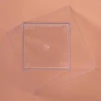 Форма пластиковая одноразовая для фуршета &laquo;Рубин&raquo;, 90 мл, прозрачная