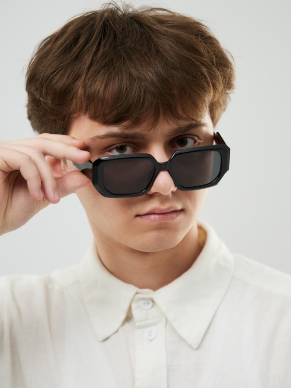 Очки солнцезащитные женские, uv 400, ширина 14.7 см, дужка 14.2 см, линза 6.7 х 4.9 см