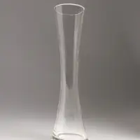 Ваза стекло настольная "Николетт" 24,5х6,5 см, прозрачный