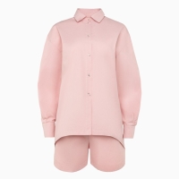 Костюм женский (рубашка, шорты) MINAKU: Oversize цвет тёмно-розовый, размер 48 Костюм женский (рубашка, шорты) MINAKU: Oversize цвет тёмно-розовый, размер 48