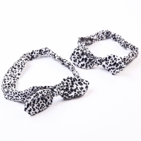 Повязка на голову для мамы и дочки &laquo;Набор для фотосессии: Далматин&raquo;, 2 шт., белый, Крошка Я