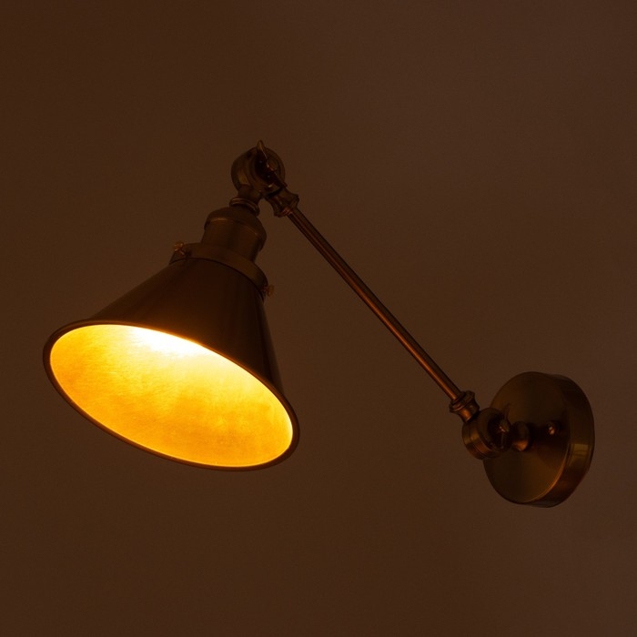 Бра "Марко" Е27 40Вт золото 17х25х14 см