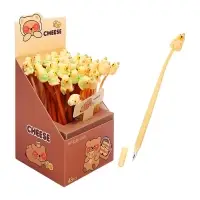 Ручка гелевая-прикол &laquo;Капибара&raquo;, синий стержень, МИКС