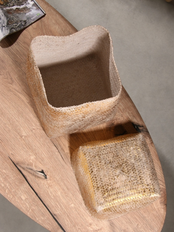 Корзинка плетеная "Аварис" 24х24х28 см